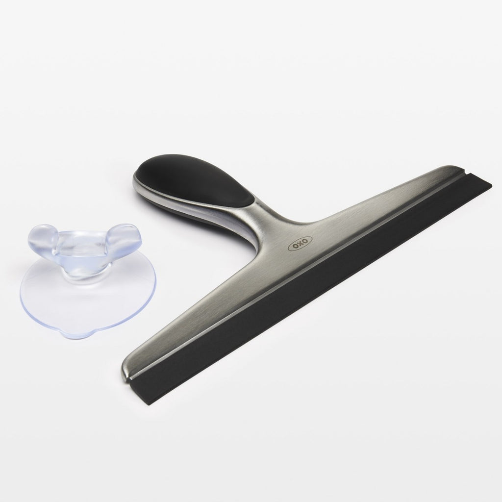 Image - OXO Good Grips Stainless Steel Squeegee, Black/Silver