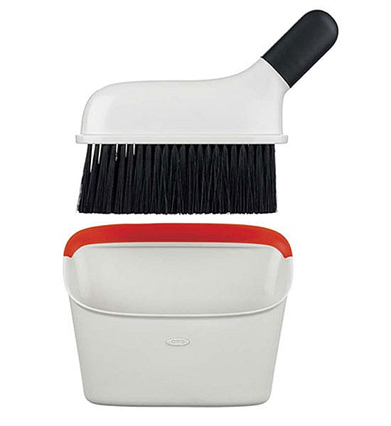 Image - OXO Good Grips Compact Dustpan & Brush Set, White