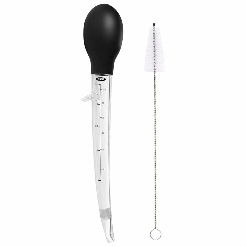 Image - OXO Good Grips Angled Baster with Cleaning Brush