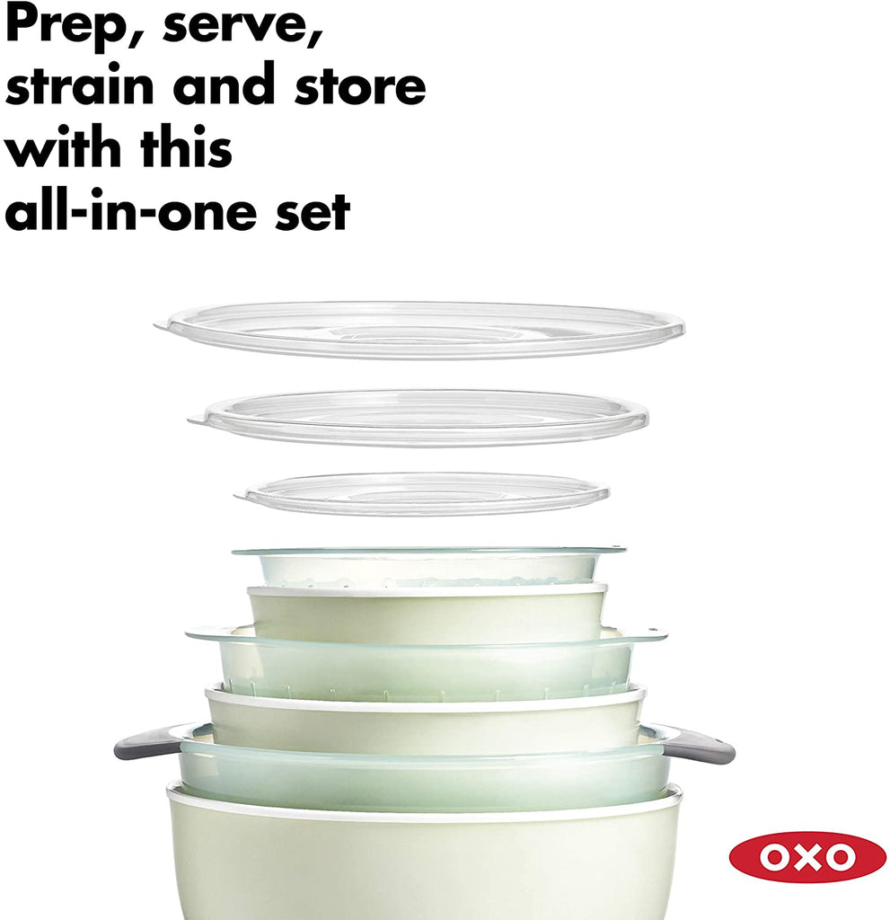 Image - OXO Good Grips 9 Piece Nesting Bowls & Colanders Set