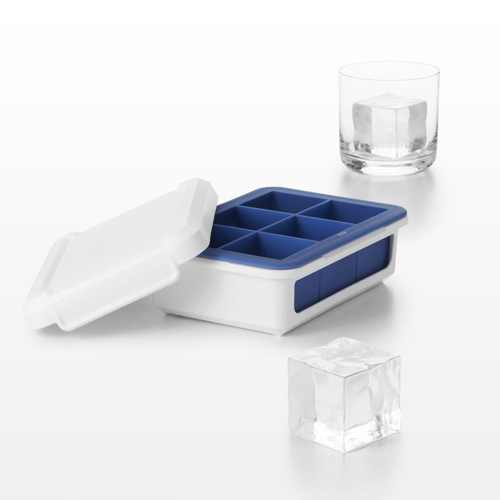 Image - OXO Good Grips Covered Silicone Ice Cube Tray-Large Cubes