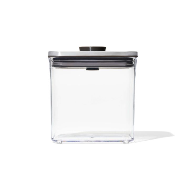 Image - OXO SteeL POP Container Rectangle Short, 1.7 Qt