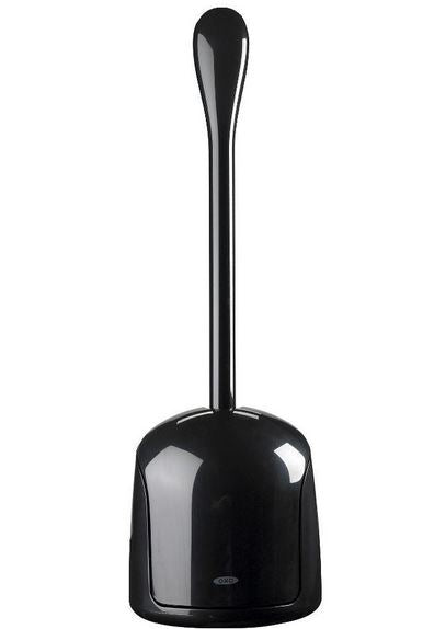 Image - OXO Soft Works Toilet Brush & Holder, Black