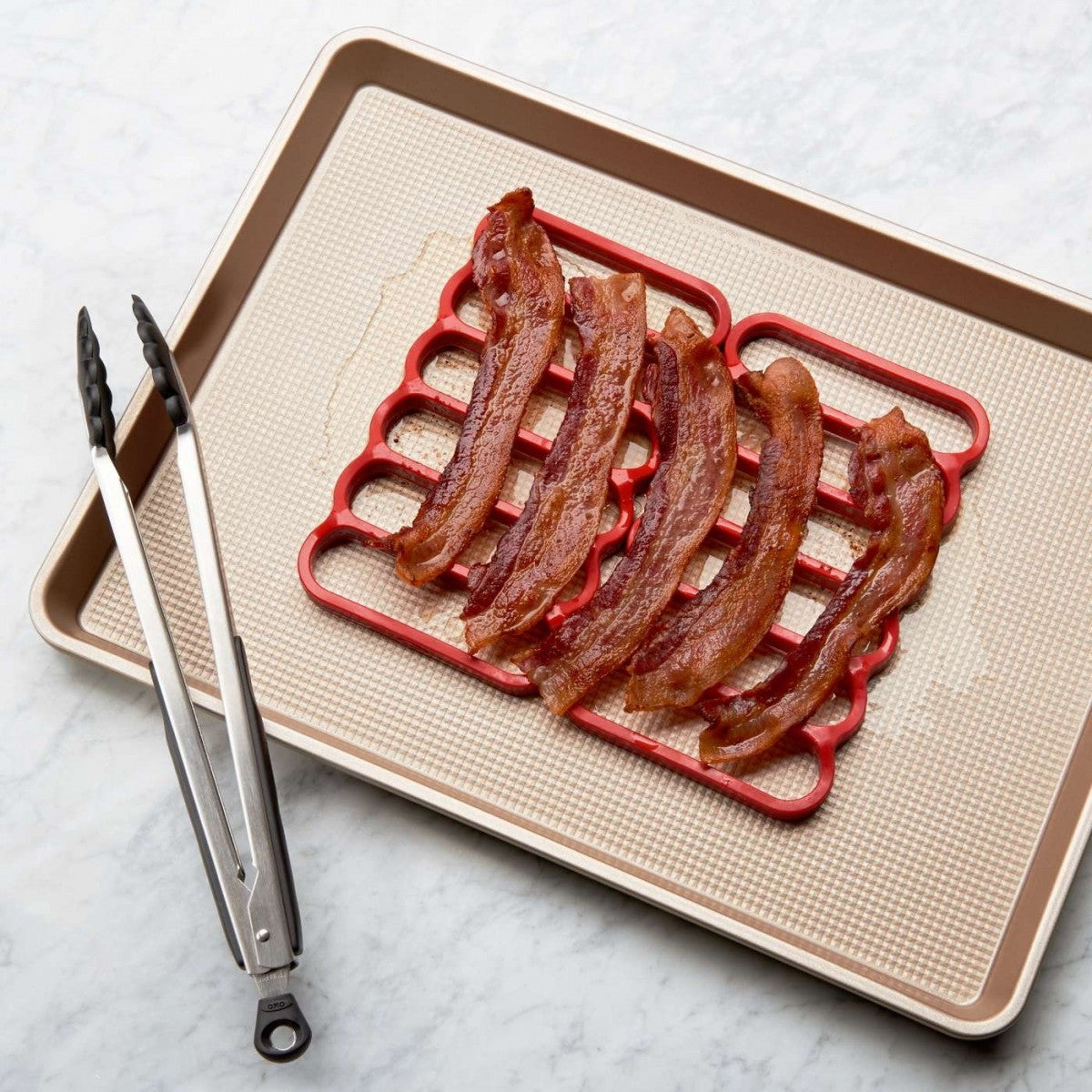 Image - OXO Good Grips Silicone Roasting Rack, 2 Pack