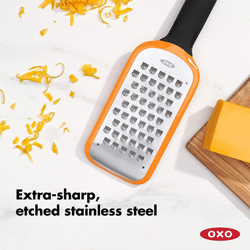 Image - OXO Good Grips Etched Coarse Grater, Orange