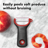 Image - OXO Good Grips Serrated Prep Peeler, Black