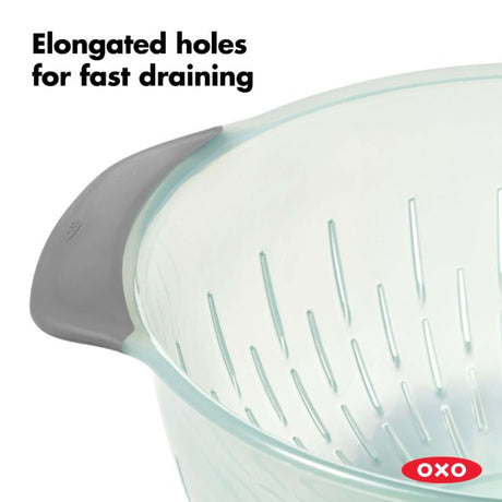 Image - OXO Good Grips 5-Qt Colander, Sea Glass
