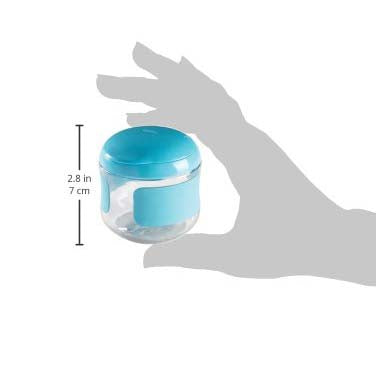 Image - OXO TOT Flip Top Snack Cup, Light Blue