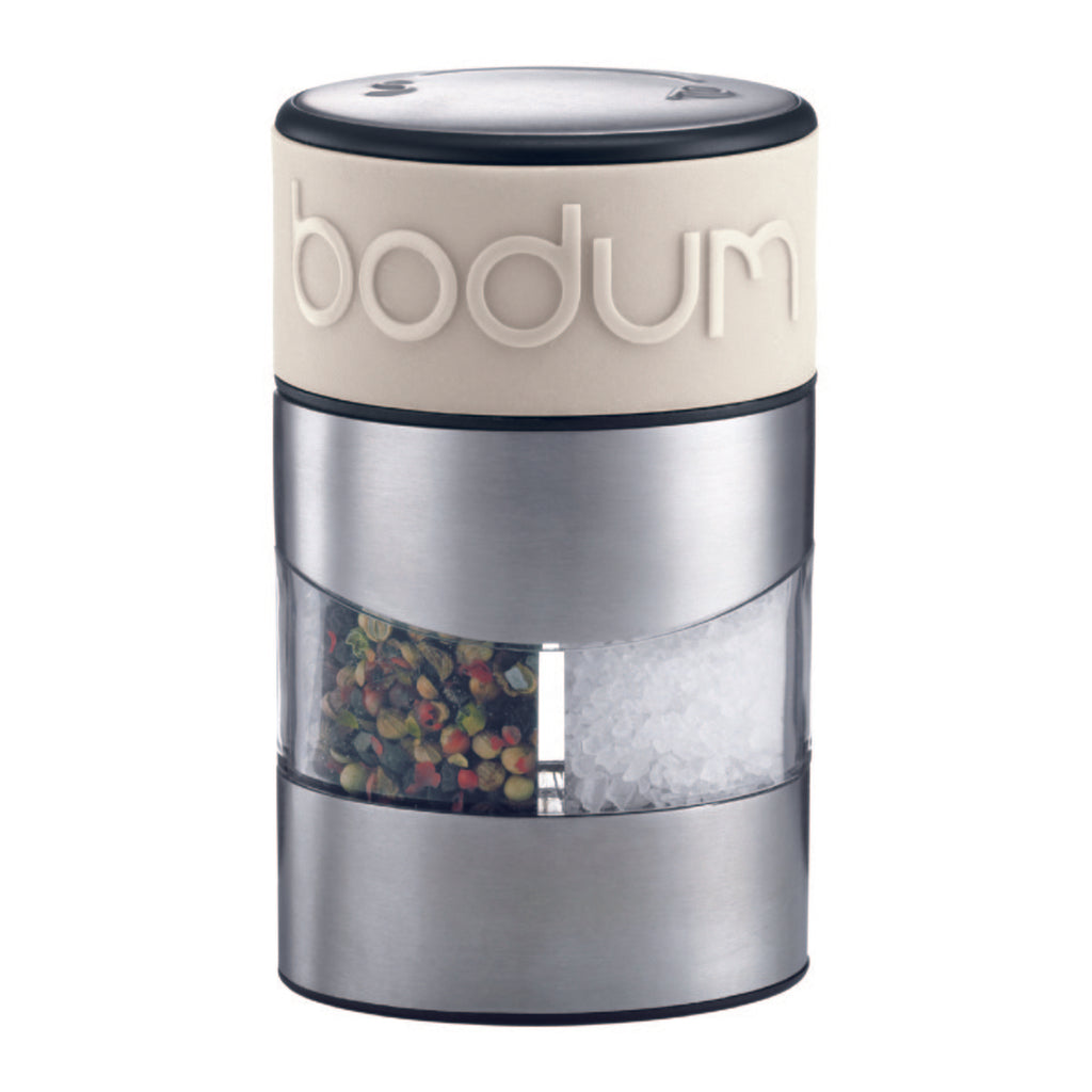 Image - Bodum Twin Salt and Pepper Grinder, Off White