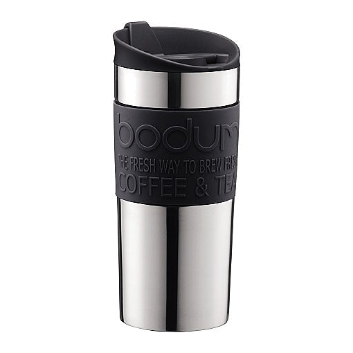 Image - Bodum Stainless Steel Vacuum Travel Mug, Small, 0.35L (12oz), Black