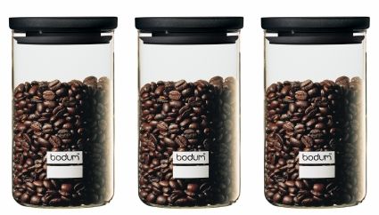 Image - Bodum® Yohki Storage Jar Set, 1.0L, 3pc, Black