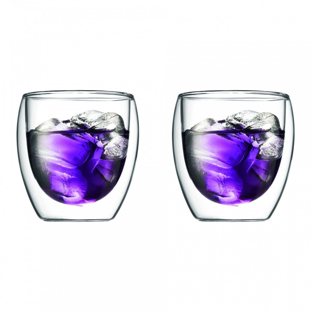 Image - Bodum PAVINA® 2pcs Glass, Double Wall, Small, 0.25L, 8oz