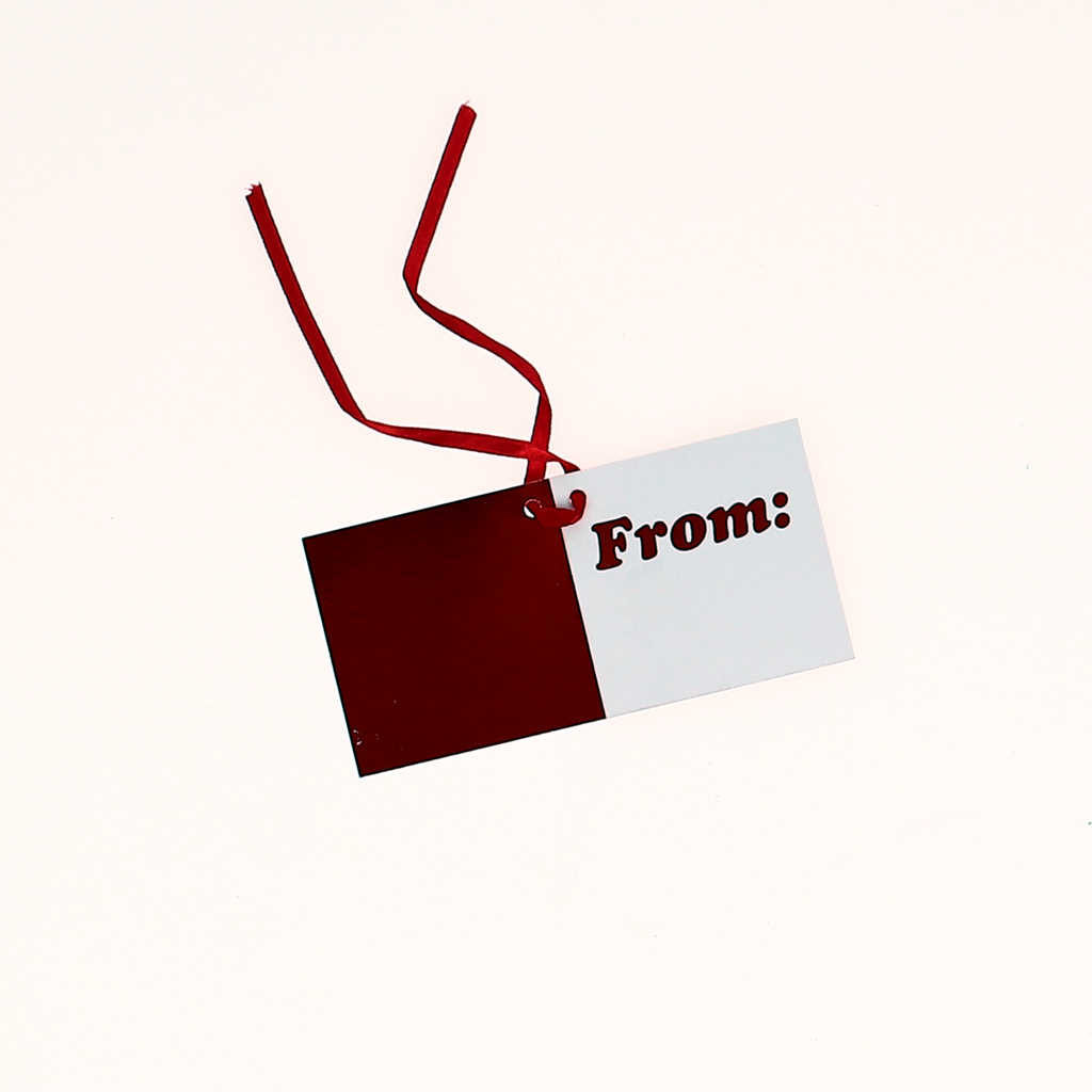 Image - Bodum 'To & From' Gift Tag, Small, Red