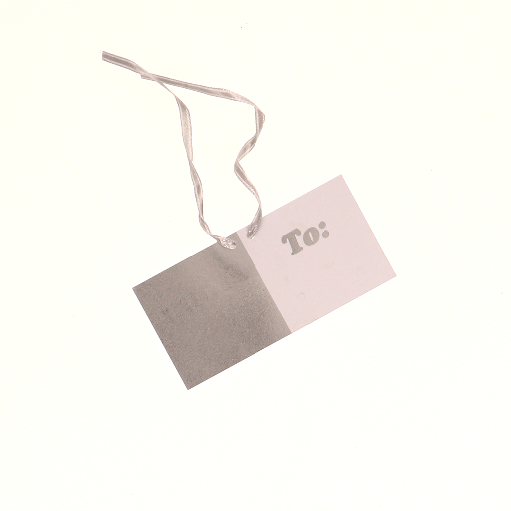 Image - Bodum 'To & From' Gift Tag, Small, Silver