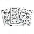 Image - Kitchen Craft Fred Chitchats Drink Markers, White