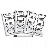 Image - Kitchen Craft Fred Chitchats Drink Markers, White
