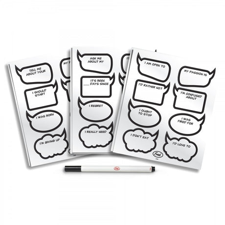 Image - Kitchen Craft Fred Chitchats Drink Markers, White