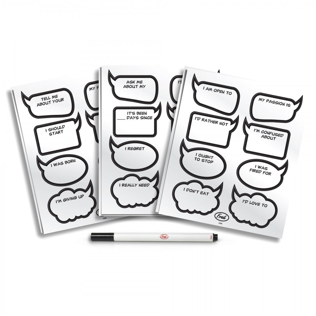 Image - Kitchen Craft Fred Chitchats Drink Markers, White