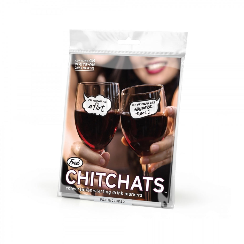 Image - Kitchen Craft Fred Chitchats Drink Markers, White