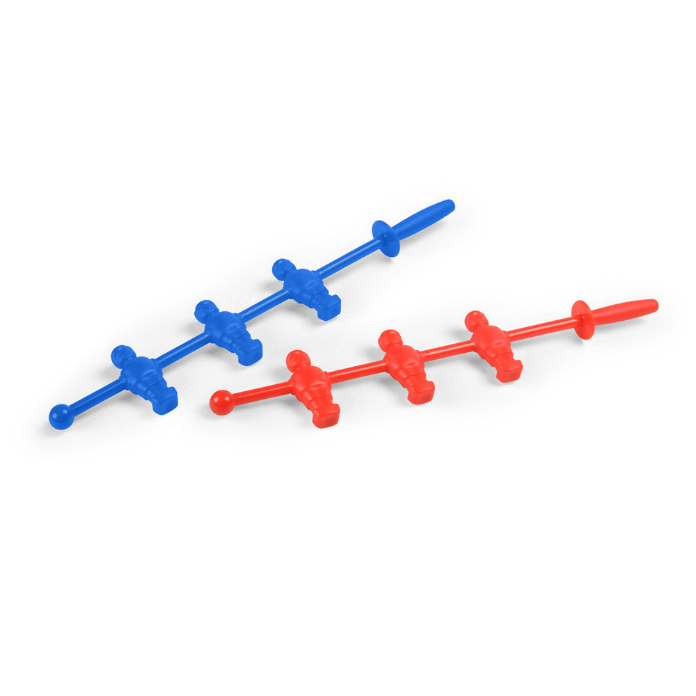 Image - Kitchen Craft Fred Booz FooS Foosball Drink Stirrers, Set of 4, Red and Blue