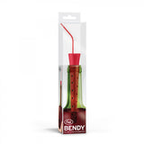 Image - Kitchen Craft Fred Bendy Straw-Shaped Wine Aerator, Red