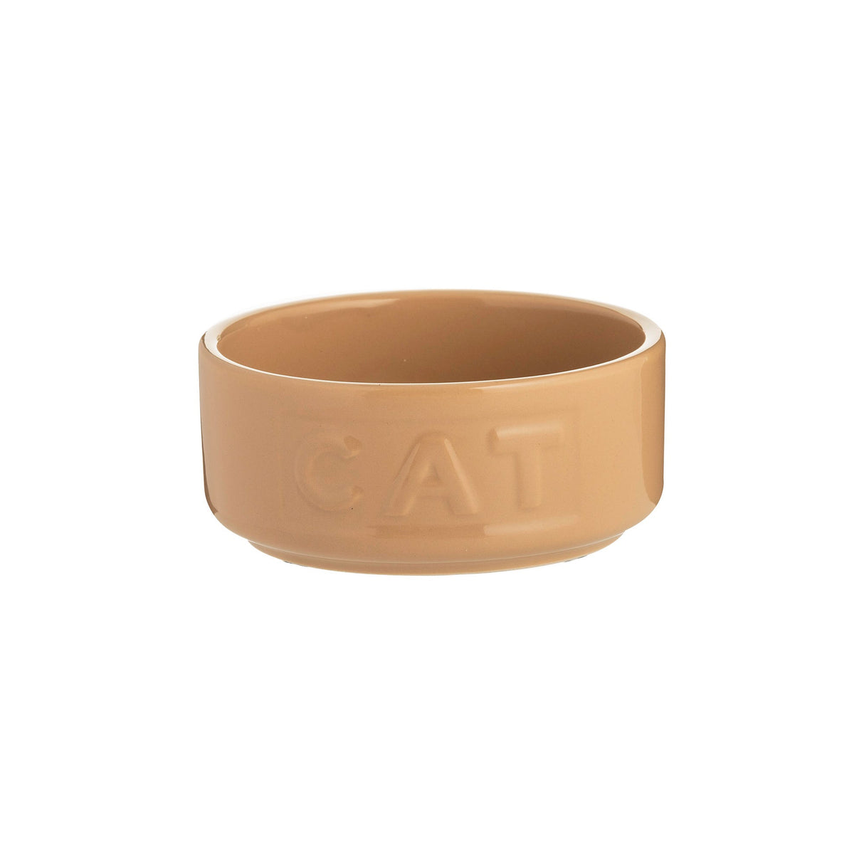 Mason Cash Lettered Cat Bowl, 13cm, Cane 