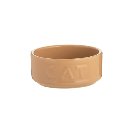 Mason Cash Lettered Cat Bowl, 13cm, Cane 