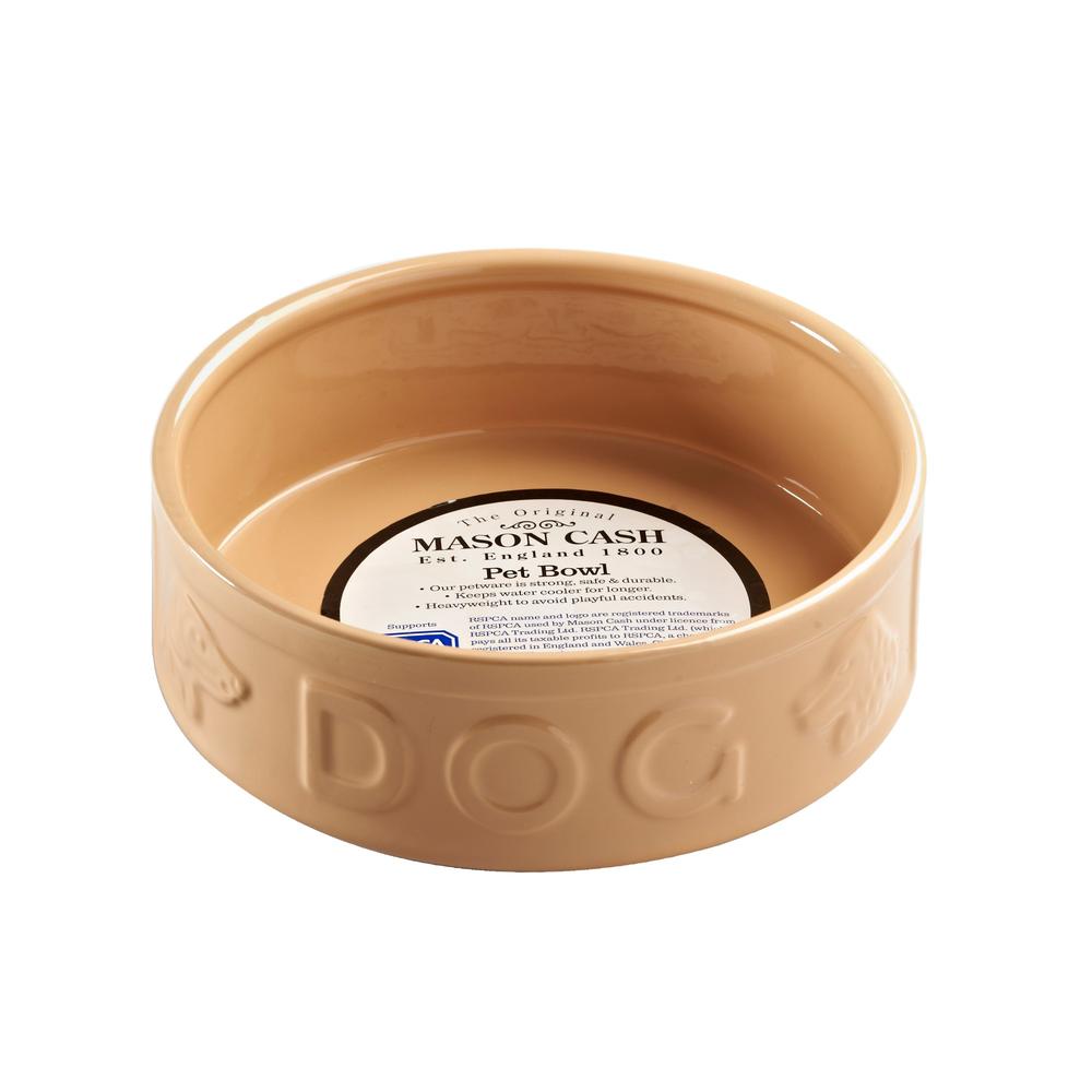 Mason Cash Cane Lettered Dog Bowl, 20cm