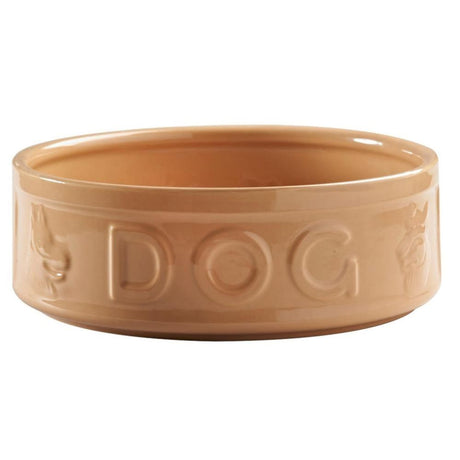 Mason Cash Lettered Dog Bowl, 25cm, Cane