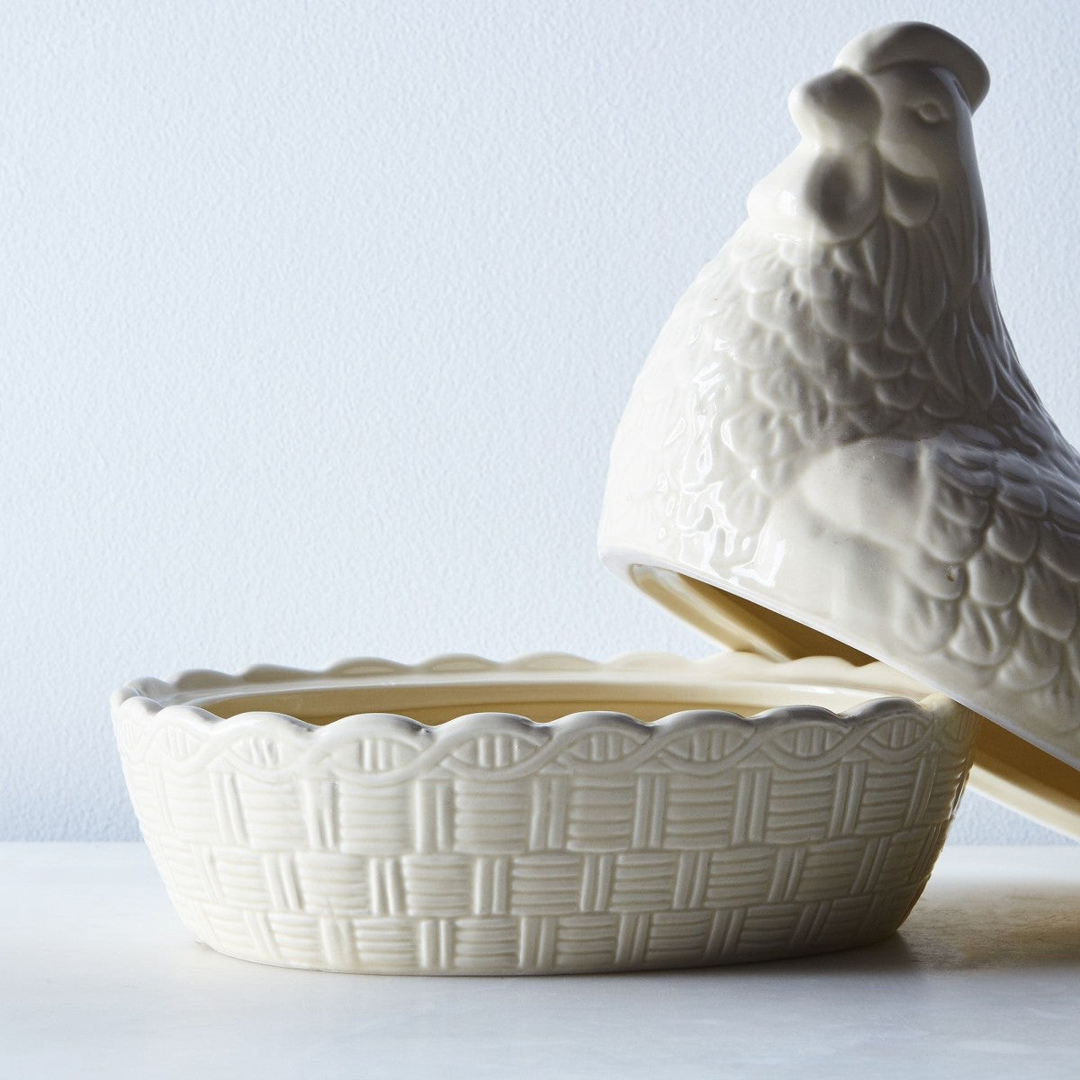 Mason Cash  Large Hen Nest Storage, Cream