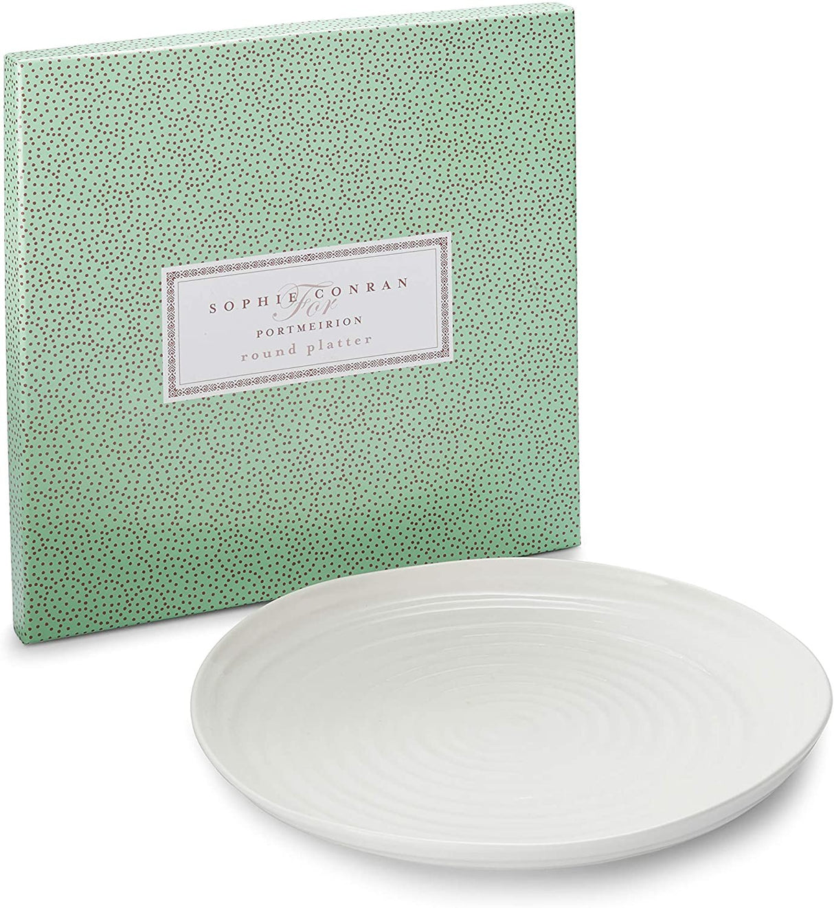 Portmeirion Sophie Conran Porcelain Round Platter, White