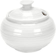 Portmeirion Sophie Conran Porcelain Covered Sugar Bowl, White