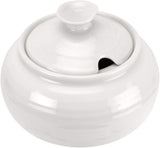 Portmeirion Sophie Conran Porcelain Covered Sugar Bowl, White