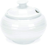 Portmeirion Sophie Conran Porcelain Covered Sugar Bowl, White