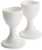 Portmeirion Sophie Conran Porcelain Egg Cups, Set of 2 ,White
