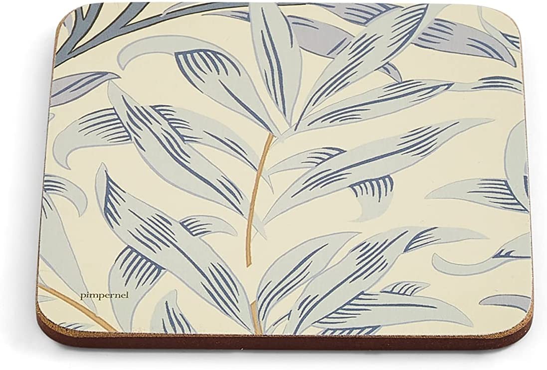 Image - Pimpernel Morris & Co. Willow Bough Blue Coasters Set Of 6