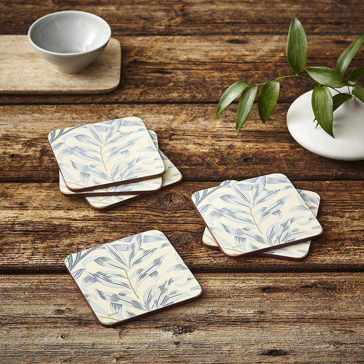 Image - Pimpernel Morris & Co. Willow Bough Blue Coasters Set Of 6