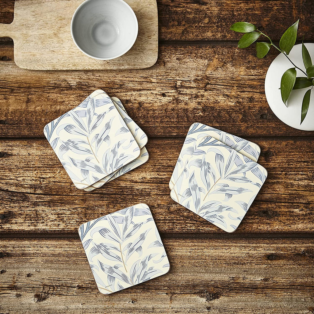 Image - Pimpernel Morris & Co. Willow Bough Blue Coasters Set Of 6