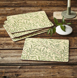 Image - Pimpernel Morris & Co. Willow Bough Green Placemats Set Of 6