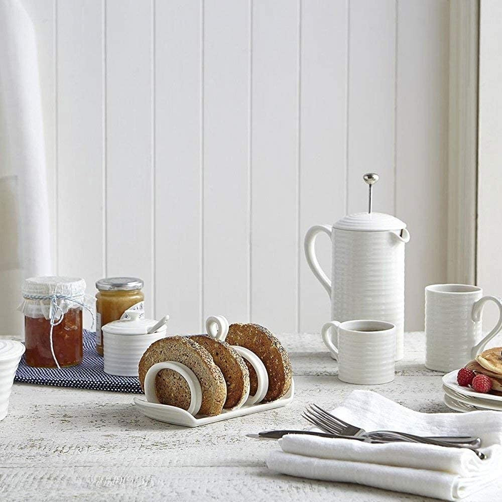 Portmeirion Sophie Conran Porcelain Toast Rack, White