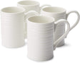 Portmeirion Sophie Conran Porcelain Tall Mug, Set Of 4, White