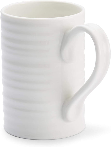 Portmeirion Sophie Conran Porcelain Tall Mug, Set Of 4, White