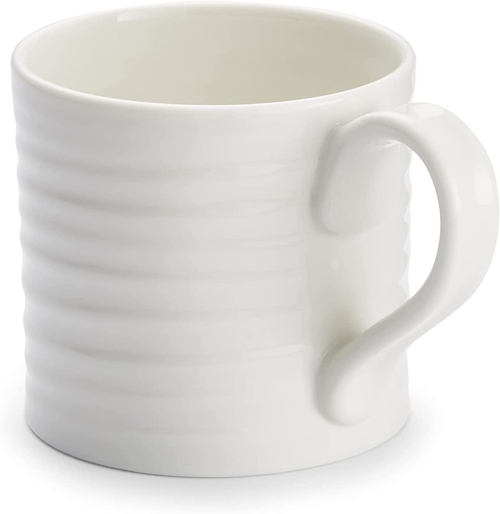 Portmeirion Sophie Conran Short Mug, Set Of 4, White