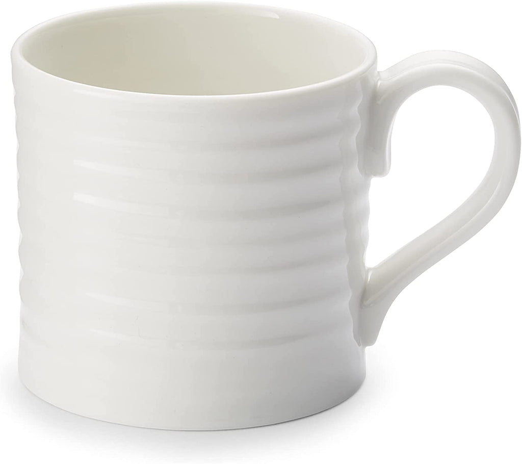 Portmeirion Sophie Conran Short Mug, Set Of 4, White