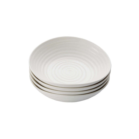 Portmeirion Sophie Conran Porcelain Bowls, Set of 4, White