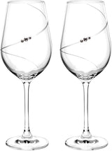 Portmeirion Pimpernel Auris Crystal Red Wine Glass, Set Of 2