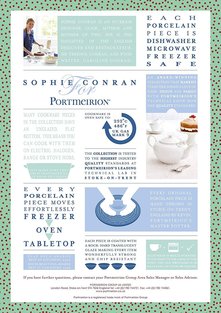 Portmeirion Sophie Conran Porcelain Coupe Dinner Set , 12 Piece Set,  White