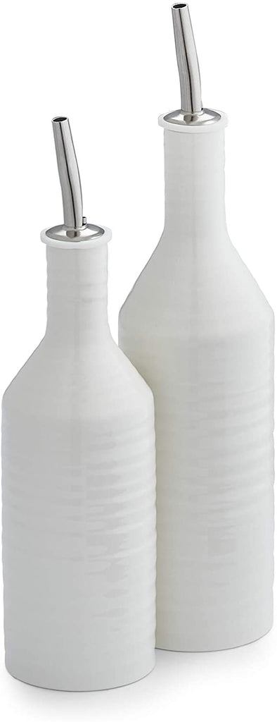 Image - Portmeirion Sophie Conran Oil & Vinegar Drizzler Set, White