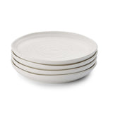 Portmeirion Sophie Conran Porcelain Coupe Plate, Set of 4, 6.5 Inch, White