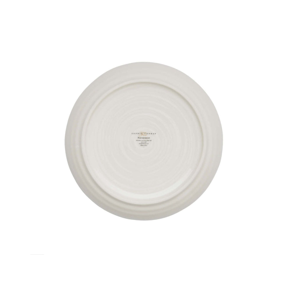 Portmeirion Sophie Conran Porcelain Coupe Plate, Set of 4, 6.5 Inch, White
